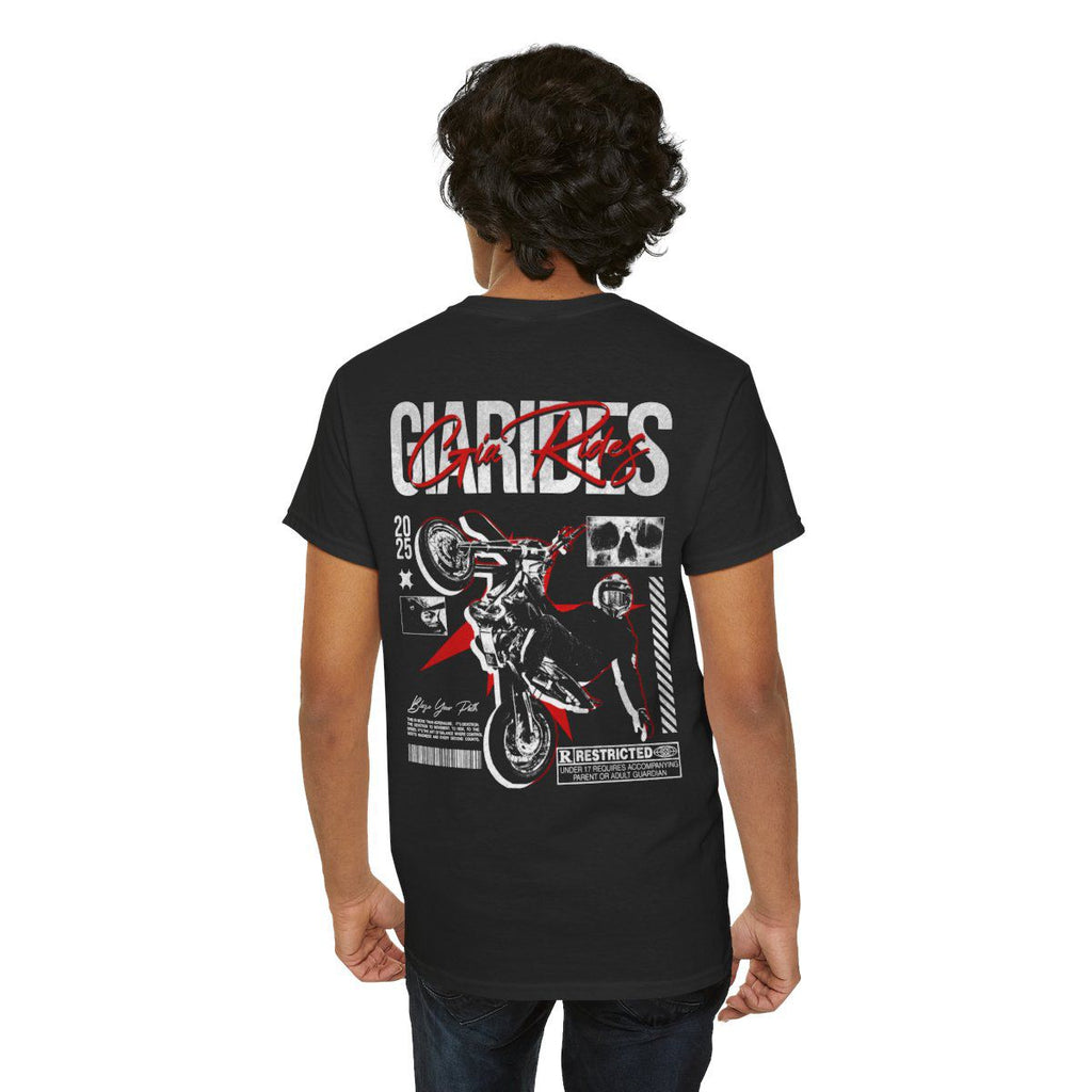 Gia Rides "Adrenaline Restricted" E-Bike Graphic T-Shirt | Heavyweight Rider Tee